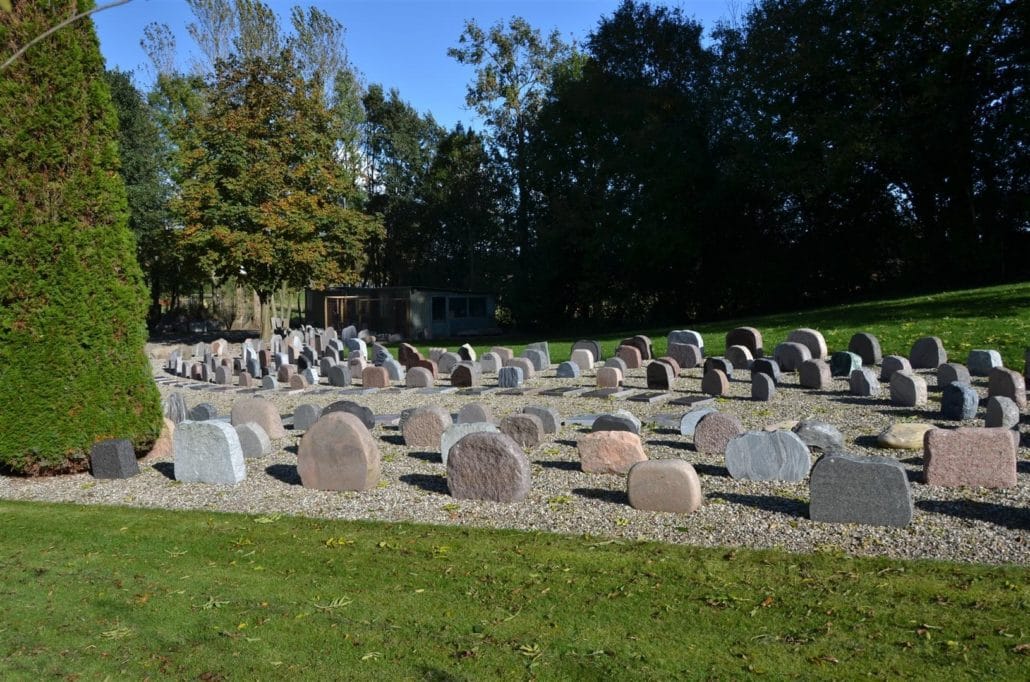 Udstilling af gravsten